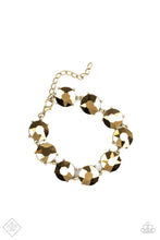 Load image into Gallery viewer, Fabulously Flashy - Brass-Just Because Jewels, Paparazzi Accessories-Just Because Jewels