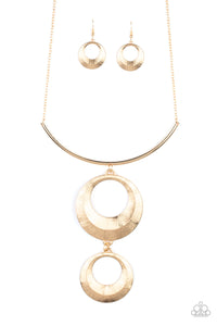 Egyptian Eclipse – Silver-Jewelry-Just Because Jewels, Paparazzi Accessories-Gold-Just Because Jewels