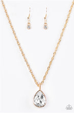 Load image into Gallery viewer, Million Dollar Drop - Gold-Just Because Jewels, Paparazzi Accessories-Just Because Jewels