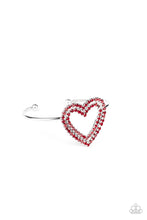 Load image into Gallery viewer, Heart Opener - Red-Just Because Jewels, Paparazzi Accessories-Just Because Jewels