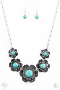 Bountiful Badlands - Blue-Jewelry-Just Because Jewels, Paparazzi Accessories-Just Because Jewels