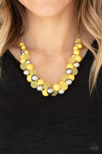 Bubbly Brilliance - Yellow-Jewelry-Just Because Jewels, Paparazzi Accessories-Just Because Jewels