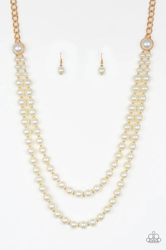 Endless Elegance - Gold-Jewelry-Just Because Jewels, Paparazzi Accessories-Just Because Jewels