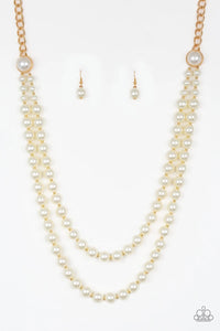 Endless Elegance - Gold-Jewelry-Just Because Jewels, Paparazzi Accessories-Just Because Jewels