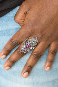 Formal Floral - Pink-Just Because Jewels, Paparazzi Accessories-Just Because Jewels