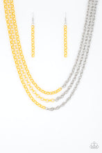 Load image into Gallery viewer, Turn Up The Volume - Yellow-Just Because Jewels, Paparazzi Accessories-Just Because Jewels