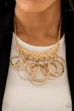 Metro Eclipse - Gold-Just Because Jewels, Paparazzi Accessories-Just Because Jewels