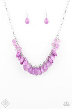 Load image into Gallery viewer, Colorfully Clustered - Purple-Jewelry-Just Because Jewels, Paparazzi Accessories-Just Because Jewels