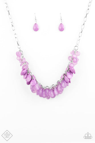 Colorfully Clustered - Purple-Jewelry-Just Because Jewels, Paparazzi Accessories-Just Because Jewels