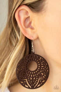 Mandala Mambo - Brown-Jewelry-Just Because Jewels, Paparazzi Accessories-Just Because Jewels