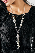 Load image into Gallery viewer, Designated Diva - White-Jewelry-Just Because Jewels, Paparazzi Accessories-Just Because Jewels