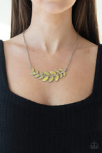 Load image into Gallery viewer, Frosted Foliage - Yellow-Just Because Jewels, Paparazzi Accessories-Just Because Jewels