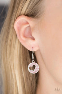 Heartbeat Retreat - Pink-Jewelry-Just Because Jewels, Paparazzi Accessories-Just Because Jewels