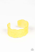 Load image into Gallery viewer, Retro Ruffle-Just Because Jewels, Paparazzi Accessories-Yellow-Just Because Jewels