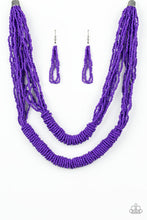 Load image into Gallery viewer, Right As RAINFOREST-Just Because Jewels, Paparazzi Accessories-Purple-Just Because Jewels