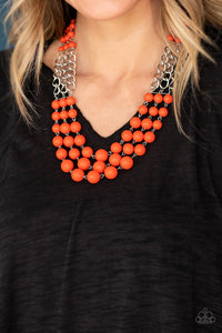 A La Vogue - Orange-Jewelry-Just Because Jewels, Paparazzi Accessories-Just Because Jewels