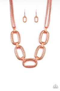 Take Charge-Just Because Jewels, Paparazzi Accessories-Copper-Just Because Jewels