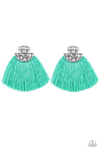 Make Some PLUME-Just Because Jewels, Paparazzi Accessories-Green-Just Because Jewels